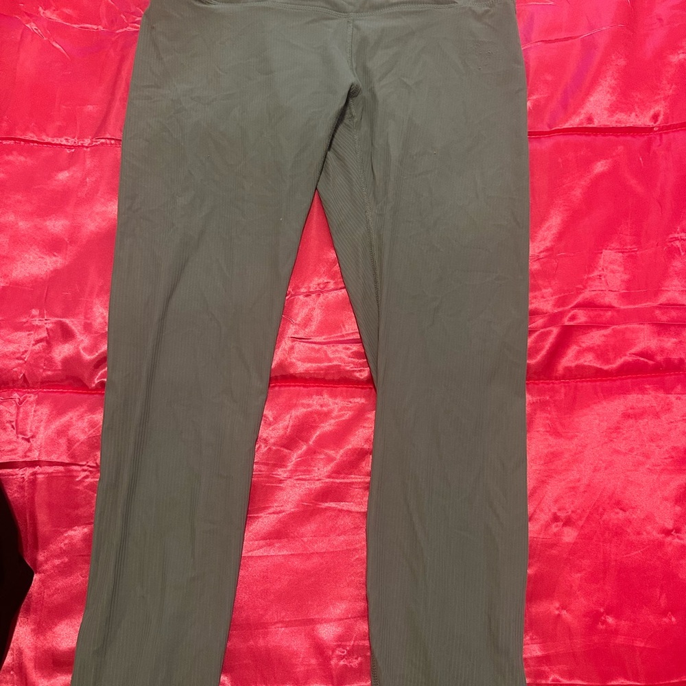 Woman’s Olive Green Athletic Leggings